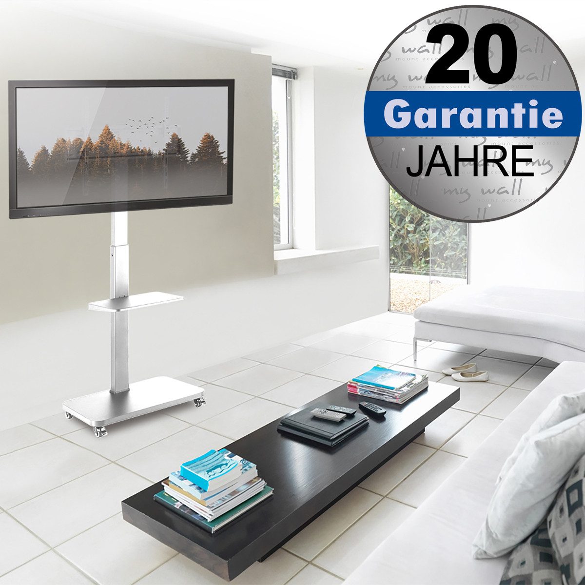 my wall TV-Standfuß HP108WL, (bis 75 Zoll, Standfuß für Flachbildschirme)