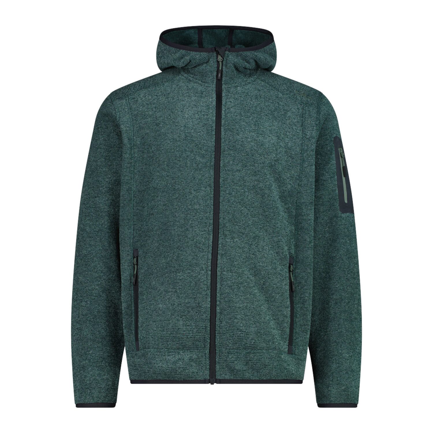 CMP Fleecejacke CMP Herren Fleecejacke Man Jacket Fix Hood 3H60847A