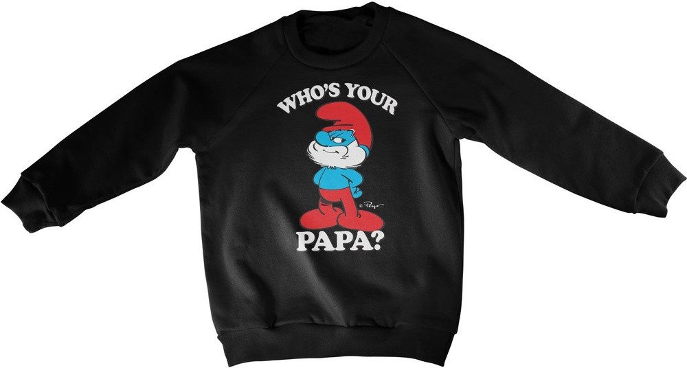 Sweatshirt Who's Your Papa? Kids Sweatshirt