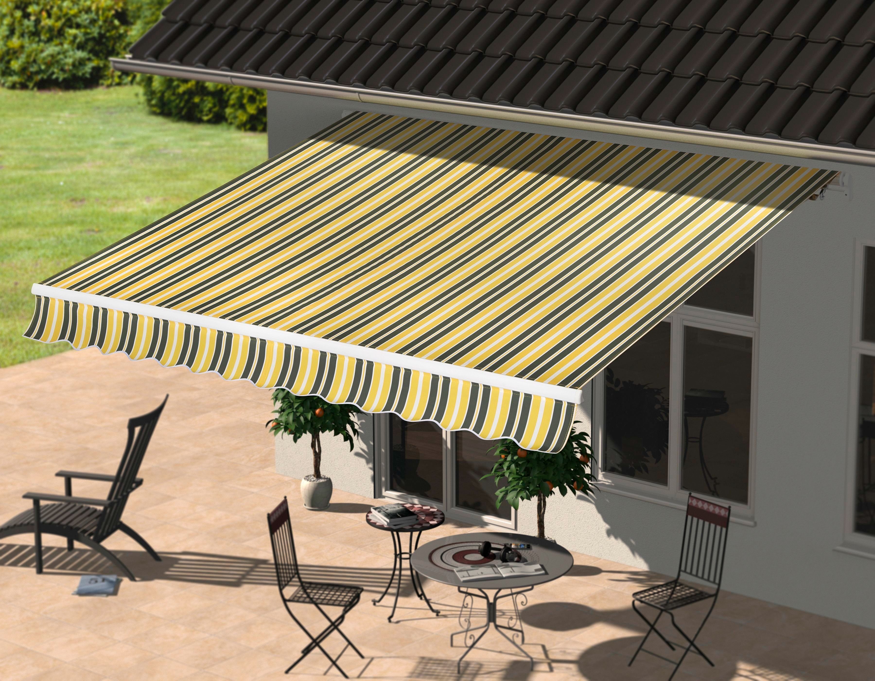 KONIFERA Gelenkarmmarkise Estepona Breite/Ausfall: 237x200 cm, Neigungswinkel verstellbar
