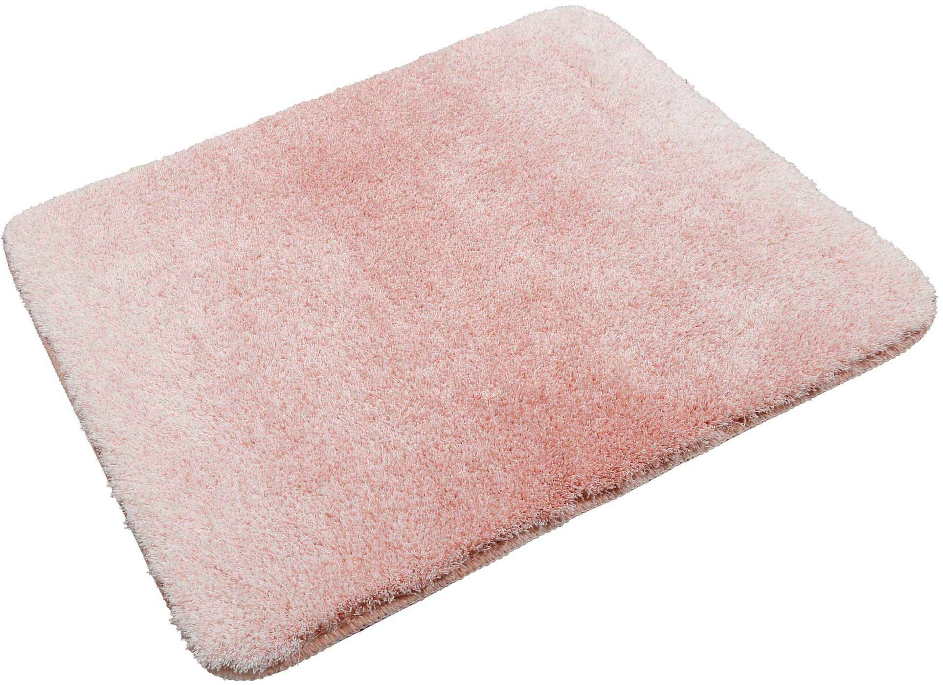 Wecon home Basics Badematte Luuk WB-2705, Höhe 25 mm, rutschhemmend beschichtet, fußbodenheizungsgeeignet, schnell trocknend, Polyester, trendiger Farbverlauf, waschbar, weicher Badezimmerteppich