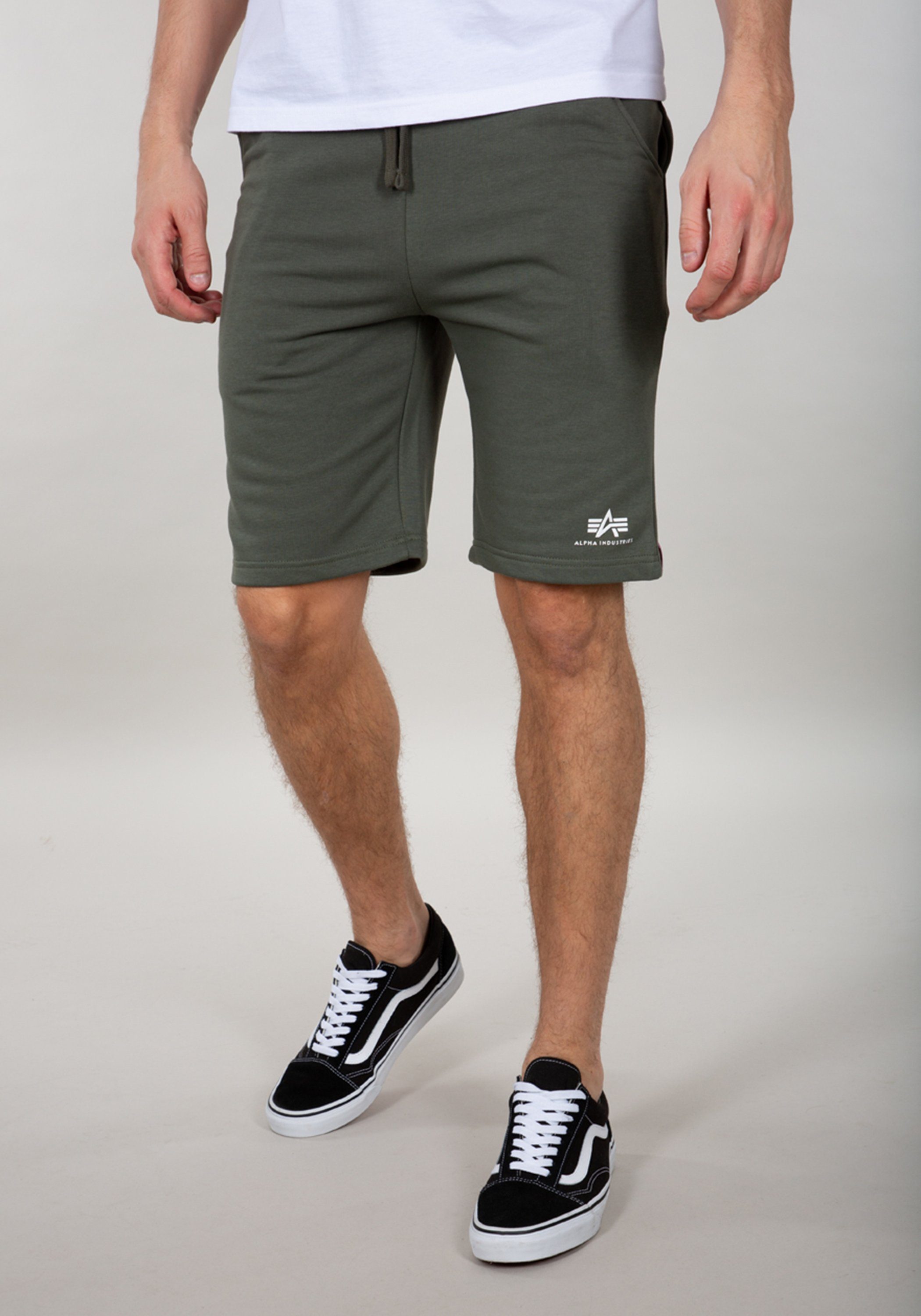 Alpha Industries Sweatshorts Alpha Industries SL olive - Basic Men dark Short Shorts