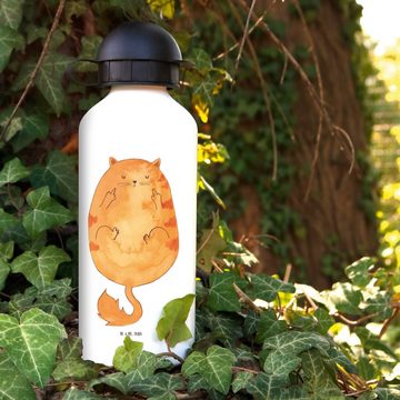 Mr. & Mrs. Panda Trinkflasche Katze Frühaufsteher - Weiß - Geschenk, Kindertrinkflasche, Mädchen, K, Leicht zu öffnen
