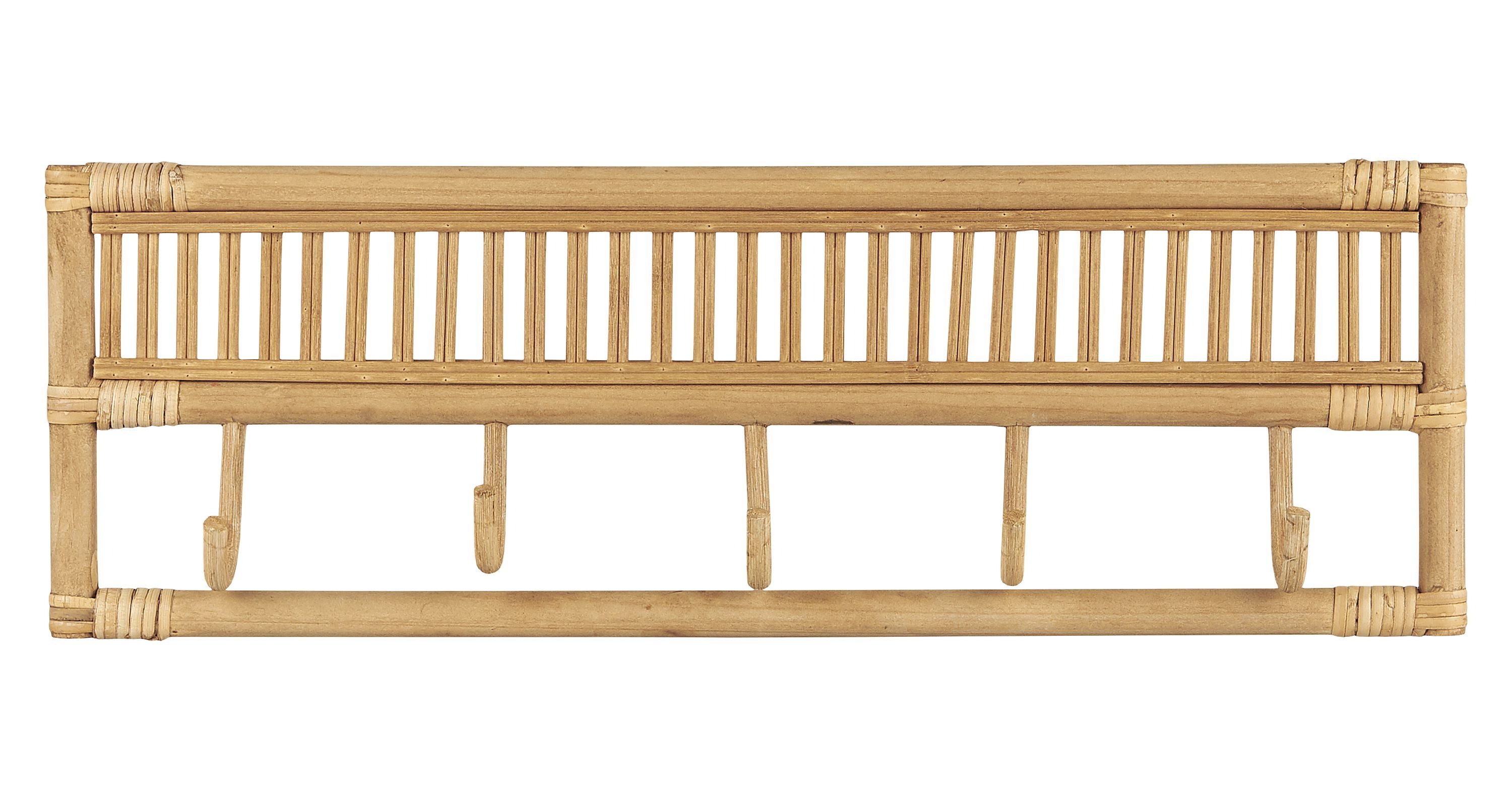 Ib Laursen Garderobe Laursen - 5er Hakenleiste Wandhaken Kleiderhaken Garderobenhaken