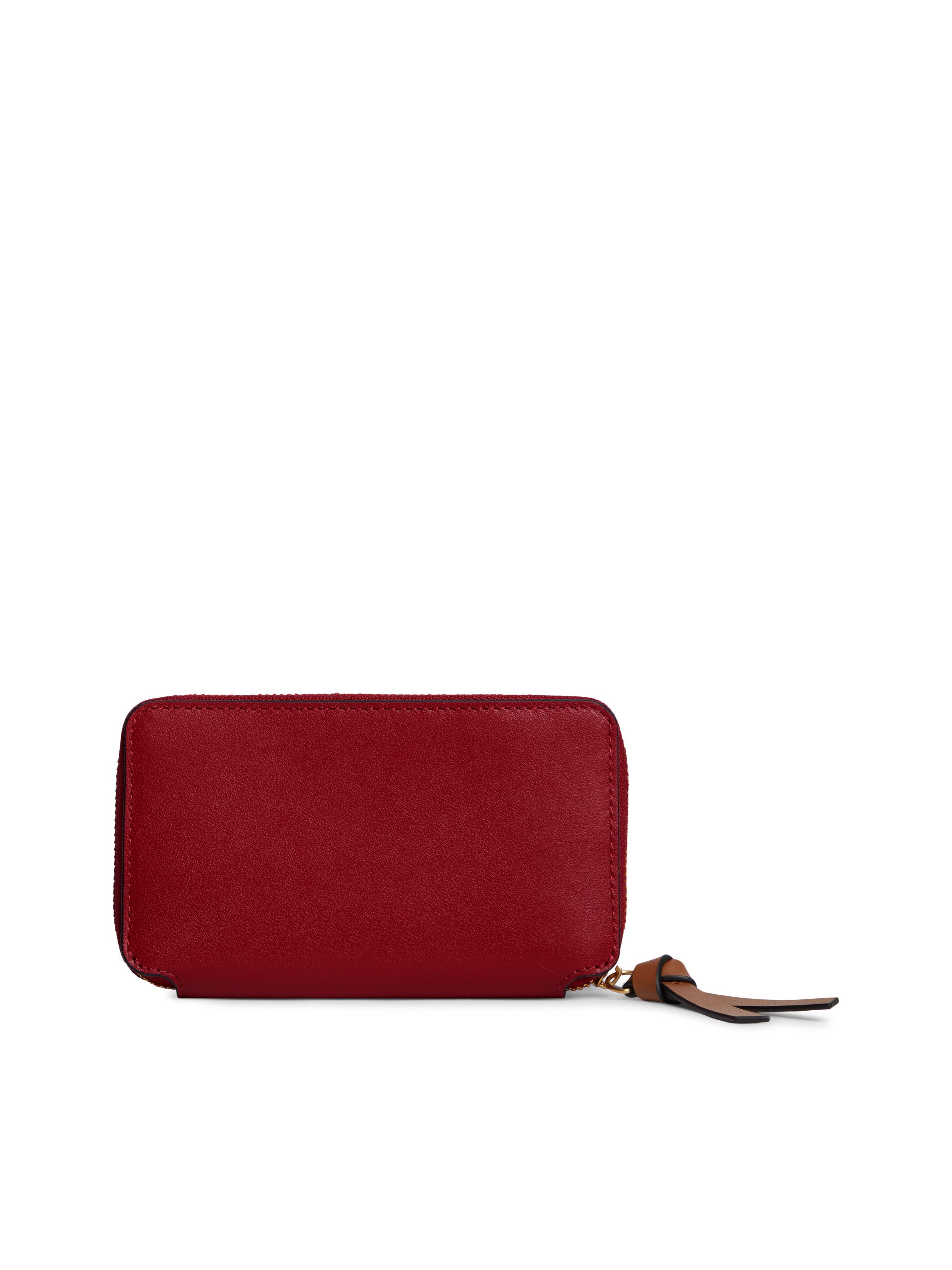 Tommy Hilfiger Geldbörse TH LEATHER MED ZA WALLET, Damen Geldbeutel, Portemonnaie mit goldfarbenem Logoschriftzug – Bild 2 von 4