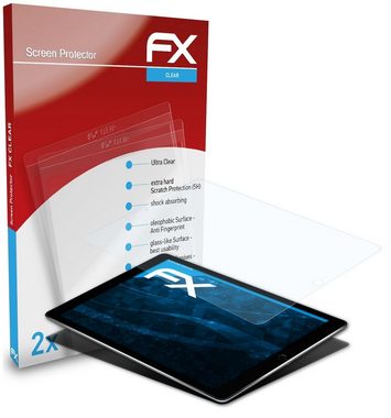 atFoliX Schutzfolie Displayschutz für Apple iPad Pro 12,9 2015, (2 Folien), Ultraklar und hartbeschichtet