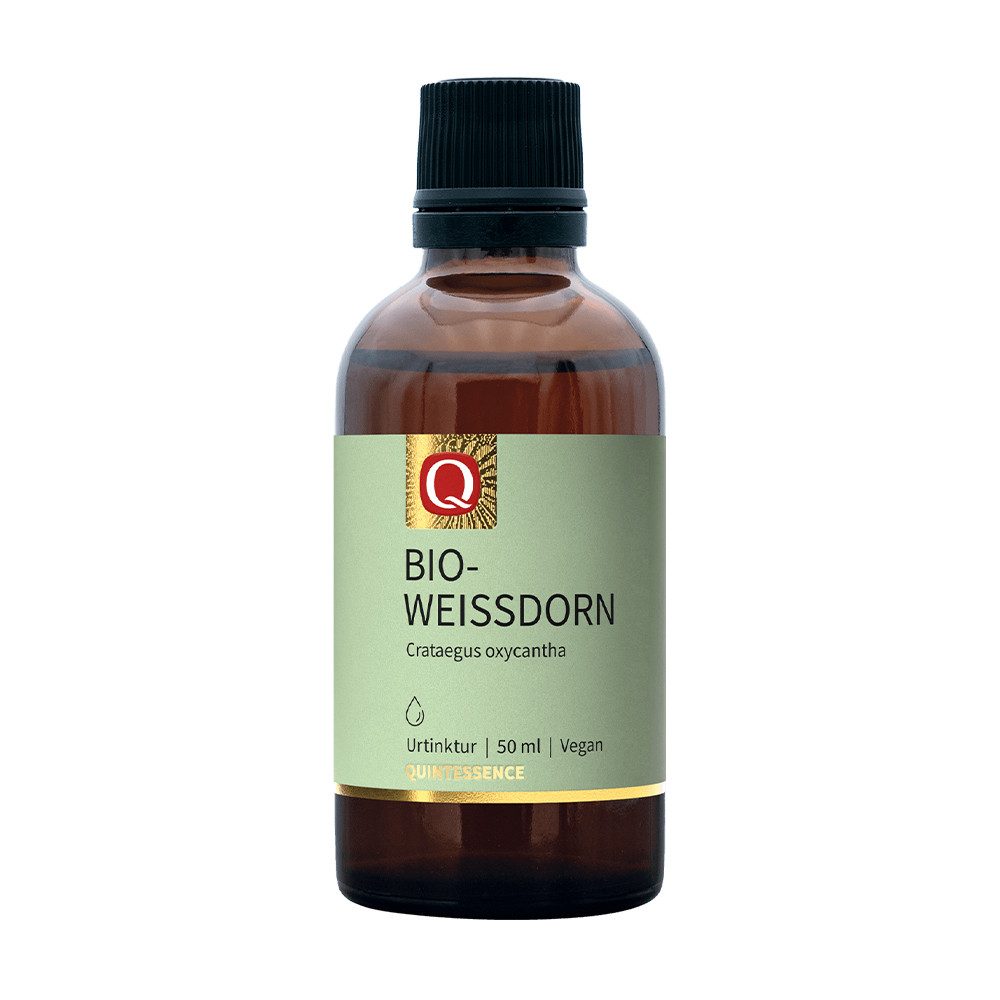 Quintessence Bio-Weißdorn Urtinktur - Traditionelle Extraktion nach Paracelsus - Tropfen, 50 ml