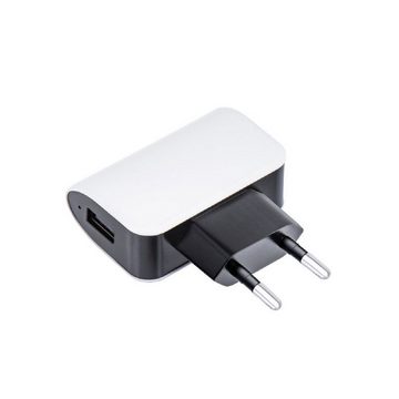 Forcell NETZ-Ladegerät Micro USB UNIVERSAL 1A Weiß-Schwarz Smartphone-Ladegerät