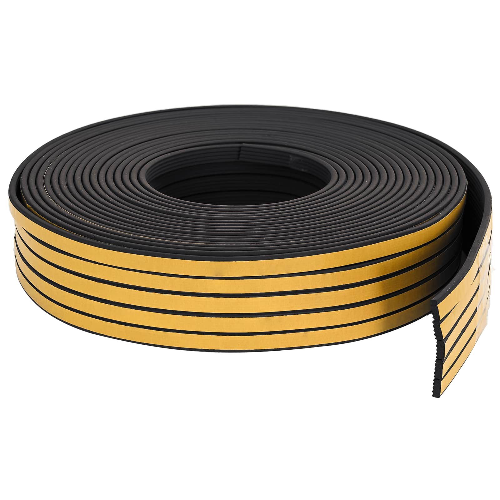 vidaXL Markise Selbstklebende Fensterdichtung Schwarz 8 x 3 mm 25 m (1-St)