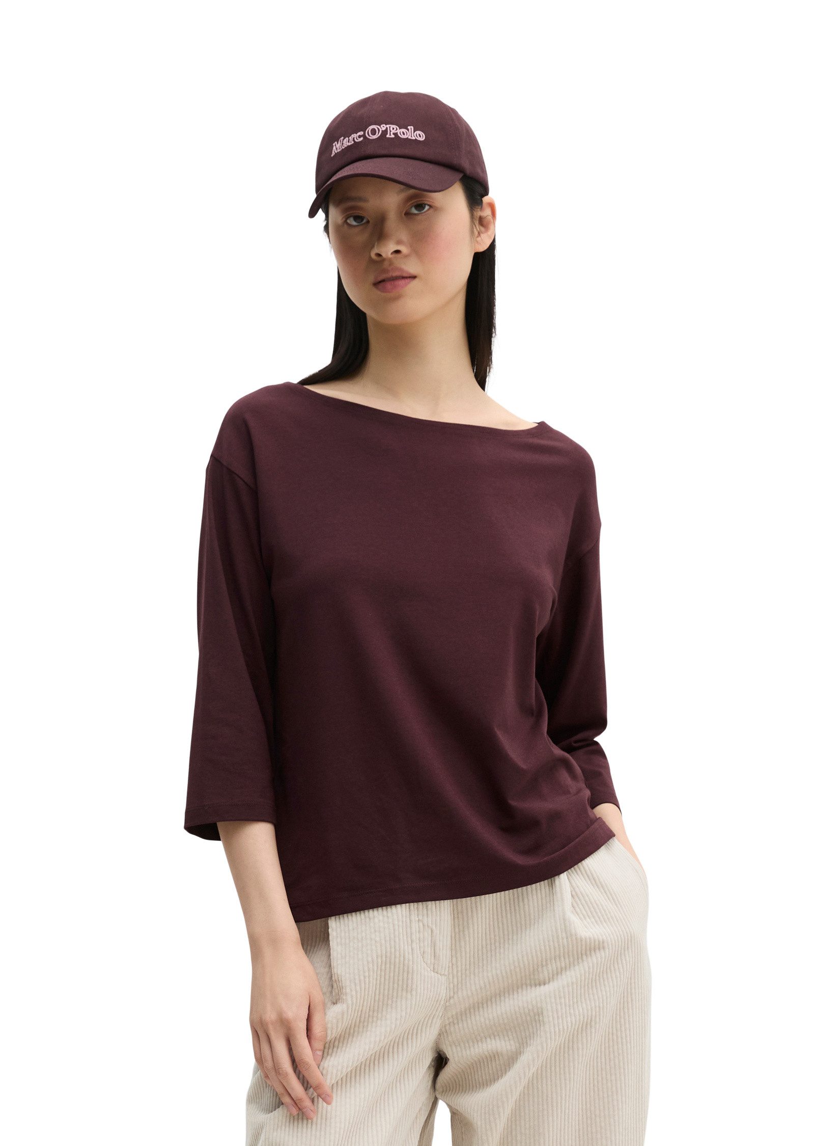 Marc O'Polo T-Shirt aus weichem Modal-Mix