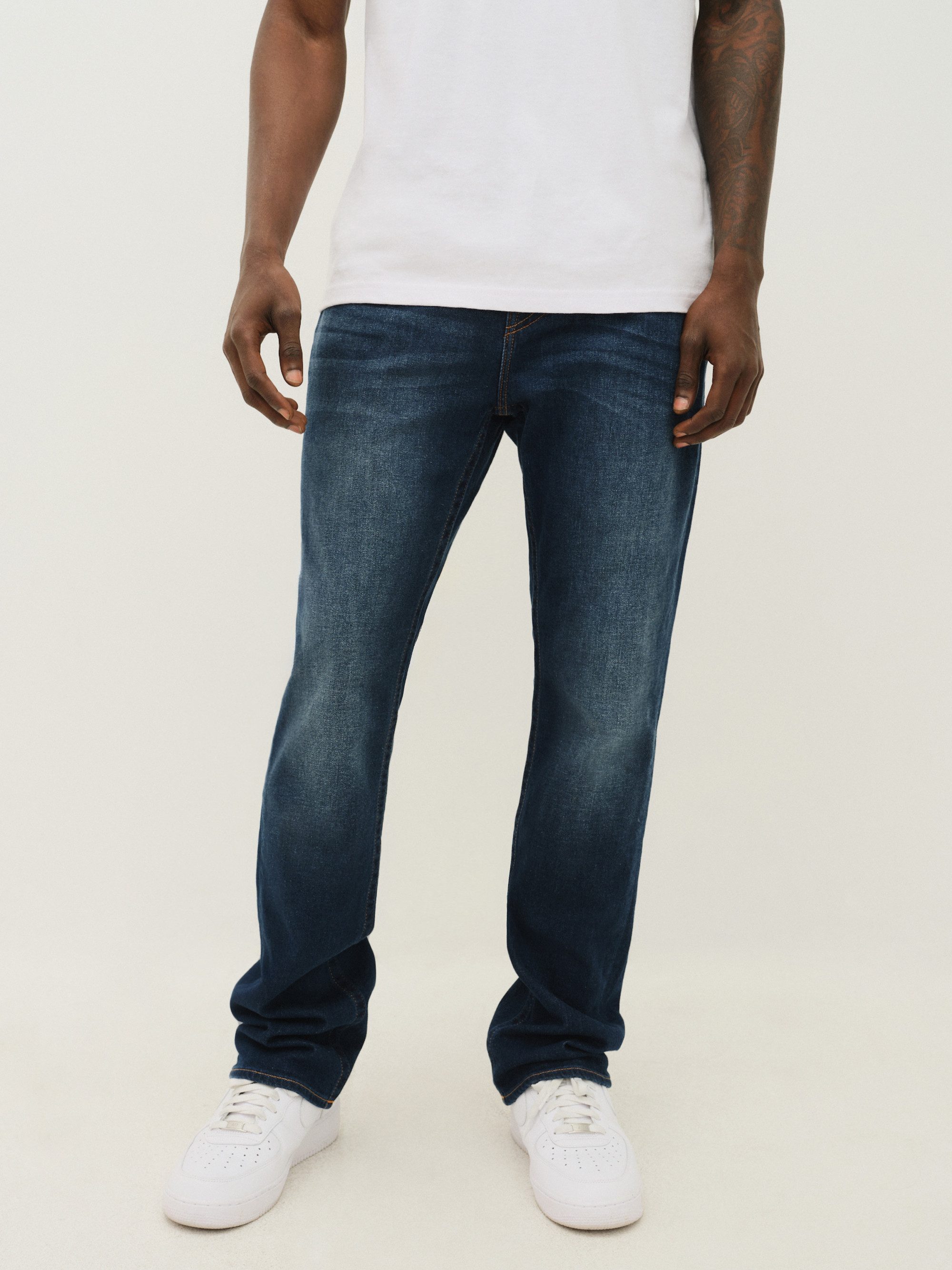 True Religion Straight-Jeans RICKY SN FLAP Baumwollmischung, straight fit