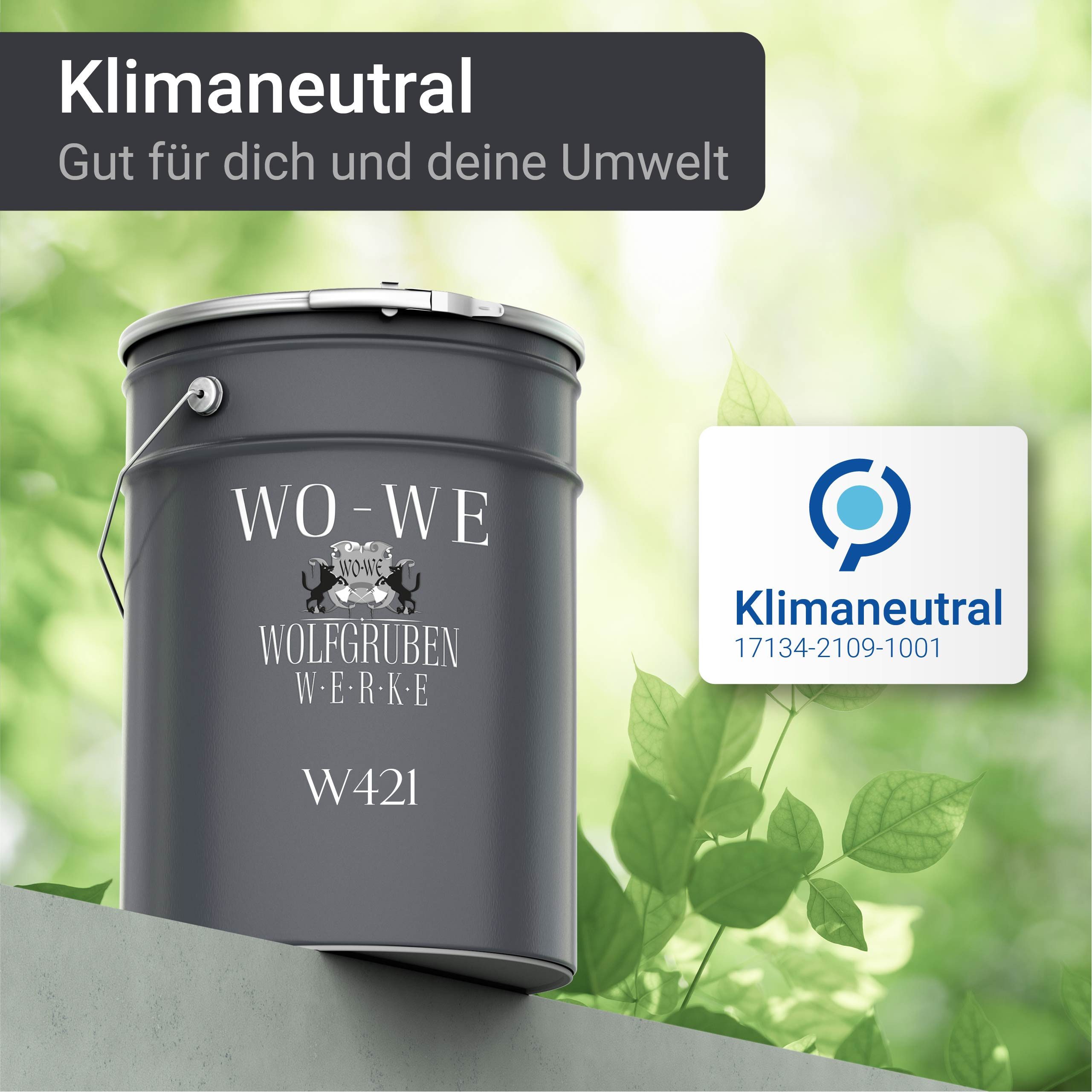 WO-WE Treppen- und Parkettlack Dielenlack Holzlack Holzboden lack W410, 1-20L, Matt / Seidenglänzend, Wasserbasis