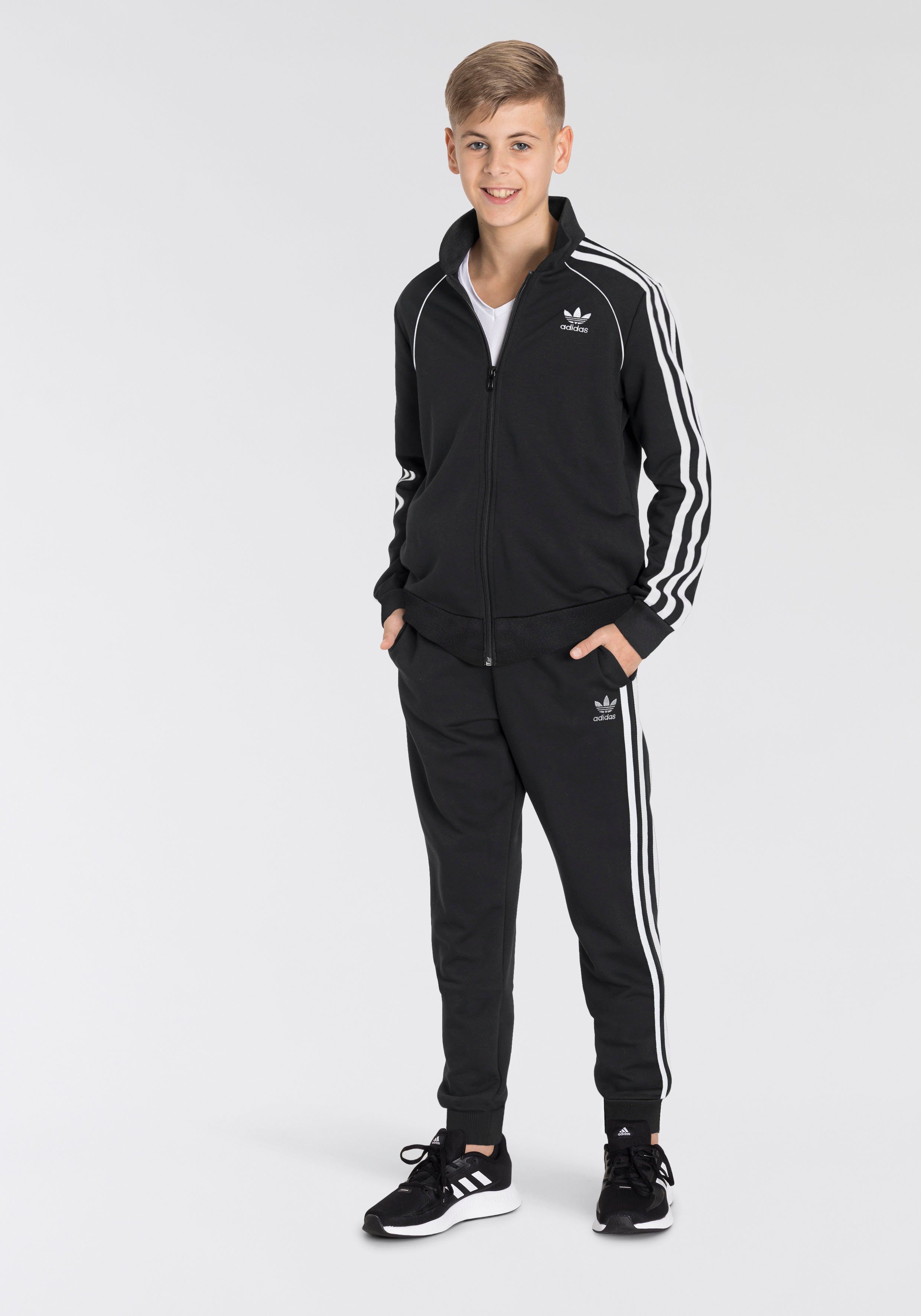 Trainingsanzug adidas (Set, ADICOLOR White 2-tlg) Black Originals / SST