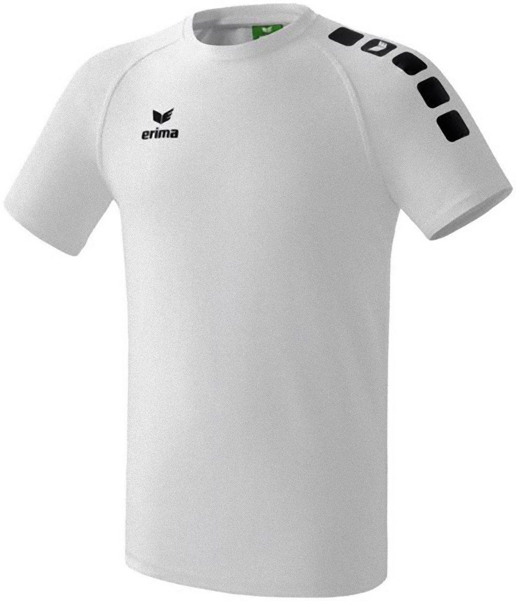 Erima Kurzarmshirt 5-CUBES Unisex Classic Gr. 116 T-Shirt Laufshirt Shirt  Trikot Laufen Sport weiss