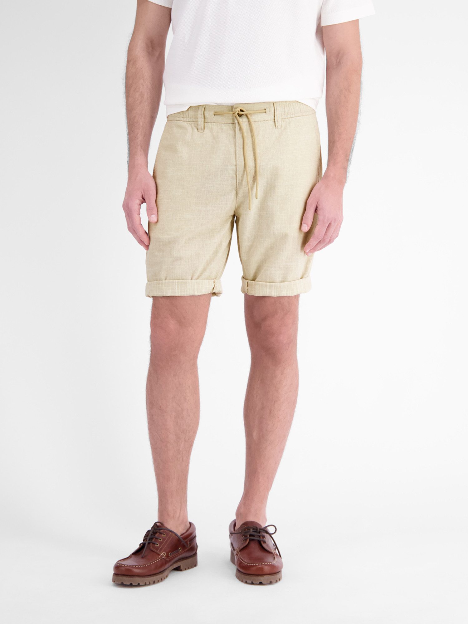 LERROS Chinoshorts Sommerliche Chino-Shorts aus reiner Baumwolle mit Tunnelzug
