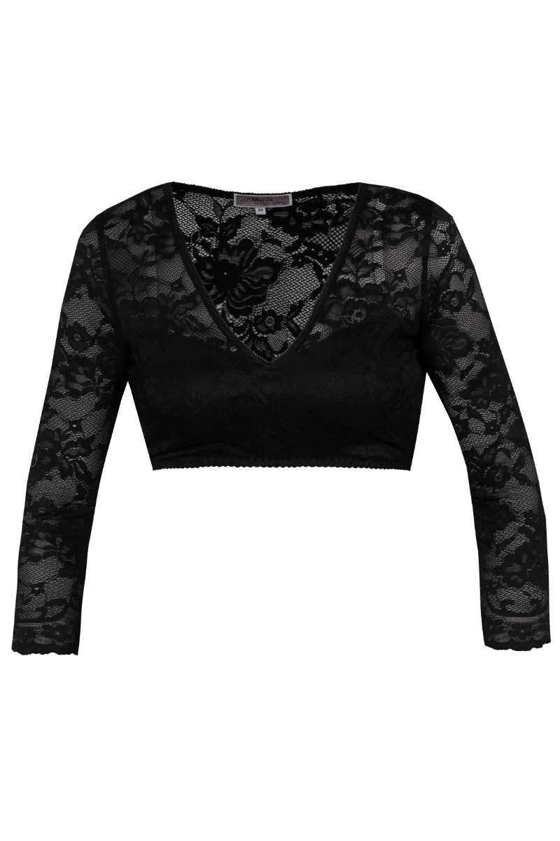 Dirndlbluse Dirndlbluse - ZEIL - offweiß, schwarz