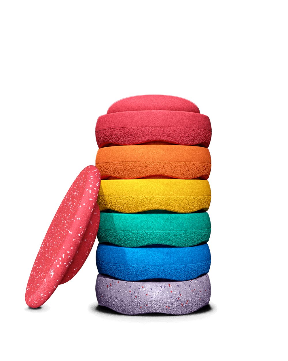 Stapelstein Spielcenter Stapelstein® Winter Special Rainbow Set classic Limited Edition, Limited Edition: Board und ein Original