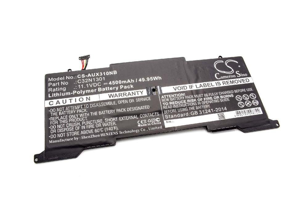 vhbw kompatibel mit Asus ZenBook UX31LA-XH51T Laptop-Akku Li-Polymer 4500 mAh (11,1 V)