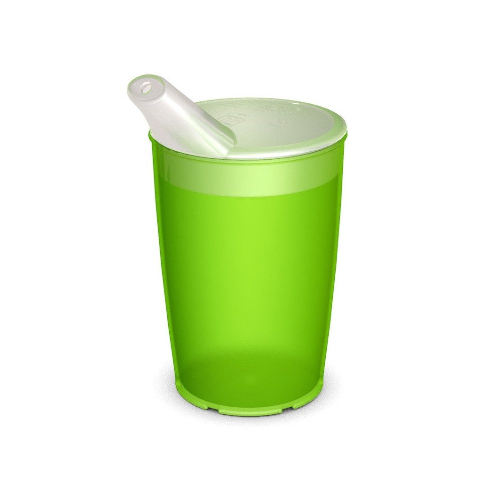 Ornamin Schnabelbecher 2er Pflegebecher Set mit Schnabelaufsatz mit kleiner Öffnung, Trinkhilfe l Pflegebecher l Schnabeltasse l Selbstständig trinken – Bild 3 von 5
