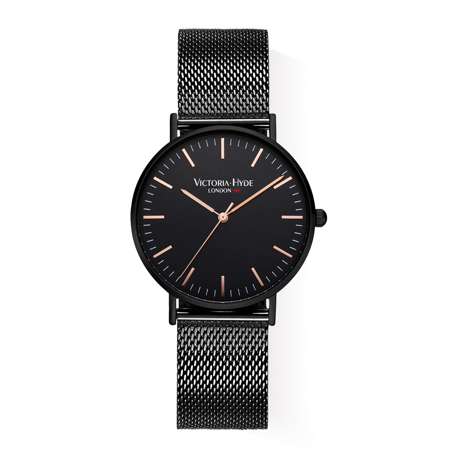 Victoria Hyde Quarzuhr Quarzuhr The City Collection Mesh Herren Basi Mesh-Armband Armbanduhr Mesh-Armband, (1-tlg., Kein Set)