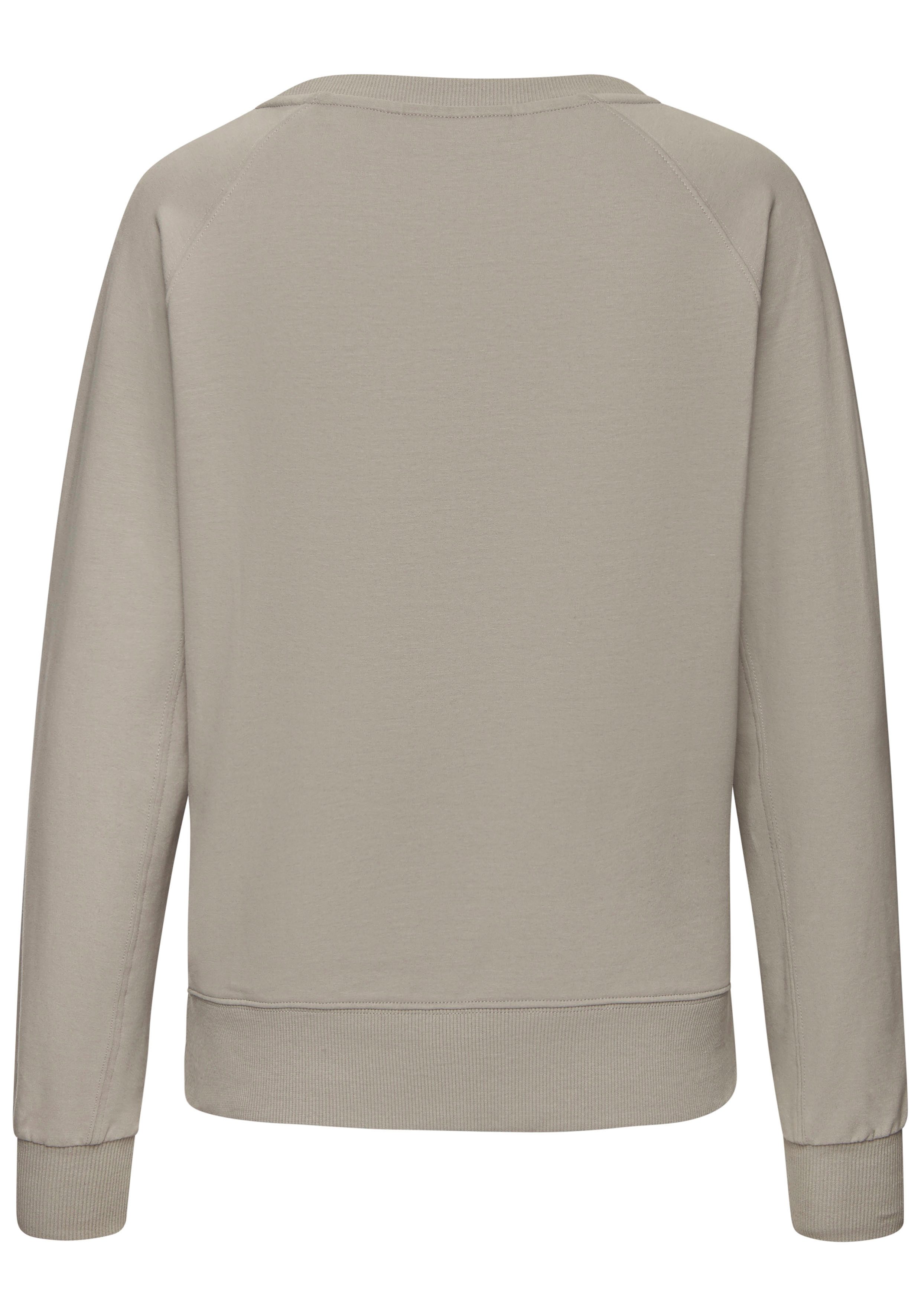 Elbsand Sweatshirt Zaara mit Frontprint, Rundhalsausschnitt, Printpullover, casual-sportlich