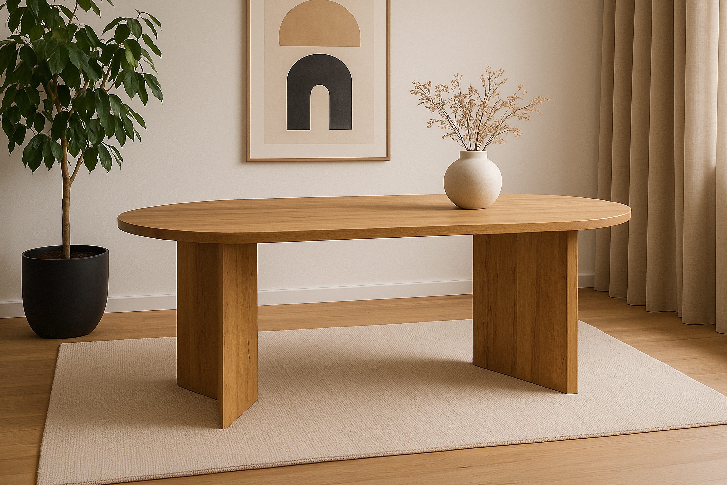 Trelevo® Esstisch Ovi, verschiedene Holz-Optiken, Tischbeine günstig online kaufen