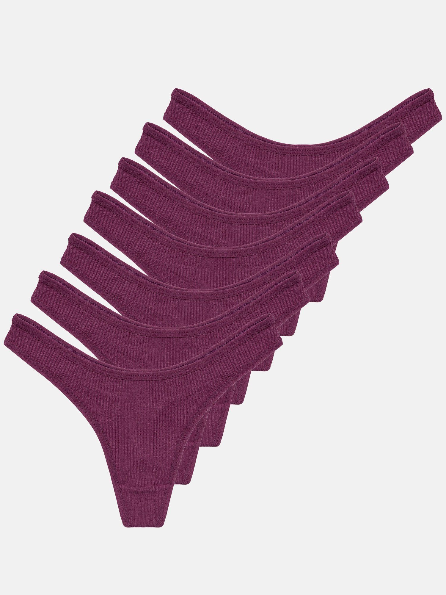 Tazzio Slip F902 (Packung, 7-St) zeitlose und moderne Damen Slips lila | Klassische Slips