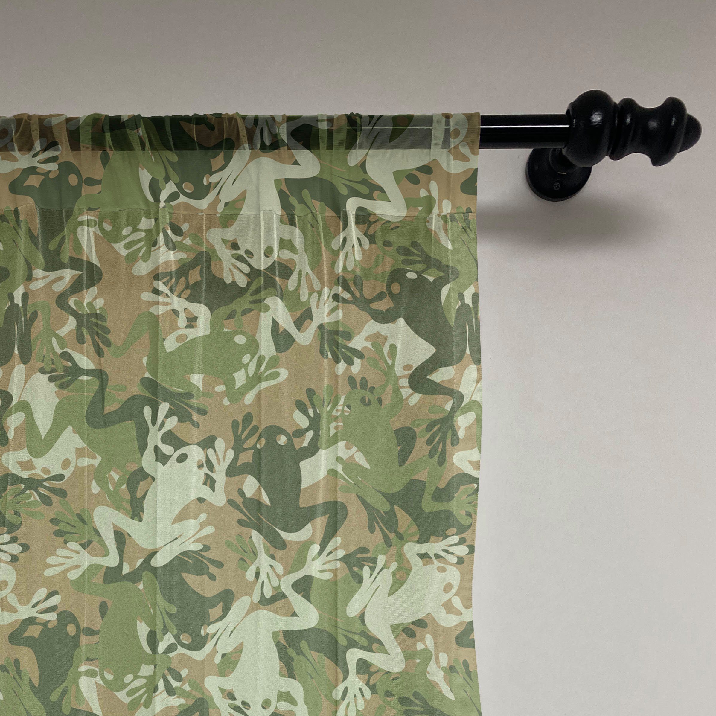 für Schädel-Camouflage-Design 2 schiere Frosch Panels, Party Drapierung Hochzeit Abakuhaus, Gardine