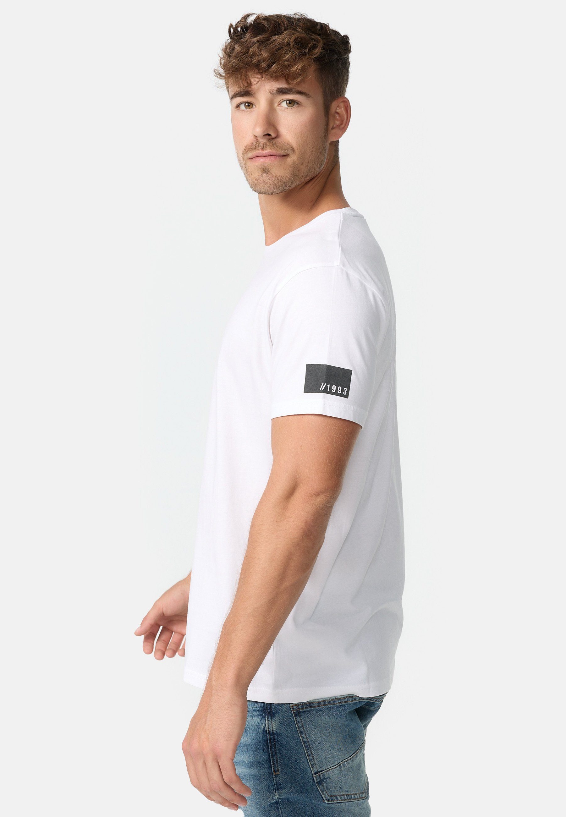 Indicode T-Shirt Herren INVegas Shirt Tee Herrenshirt mit Rundhals-Ausschni günstig online kaufen