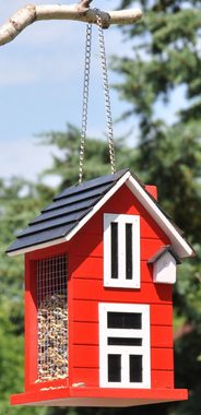 Bambelaa! Vogelhaus Vogelhaus Zum Aufhängen Holz Futterstation Vogelhäuschen für Wildvögel