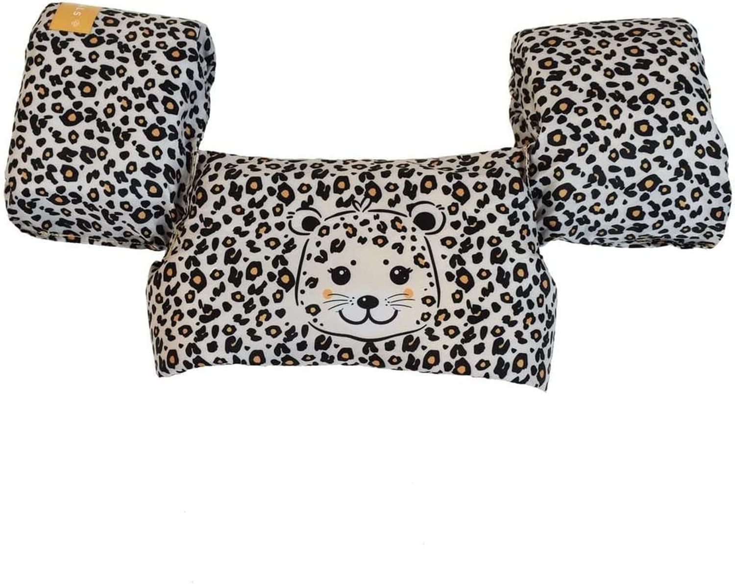 Swim Essentials Schwimmflügel Puddle Jumper Leopard Beige 2-6 Jahre 55 x 32 x 13 cm, Schwimmflügel Schwimmhilfe Schwimmweste