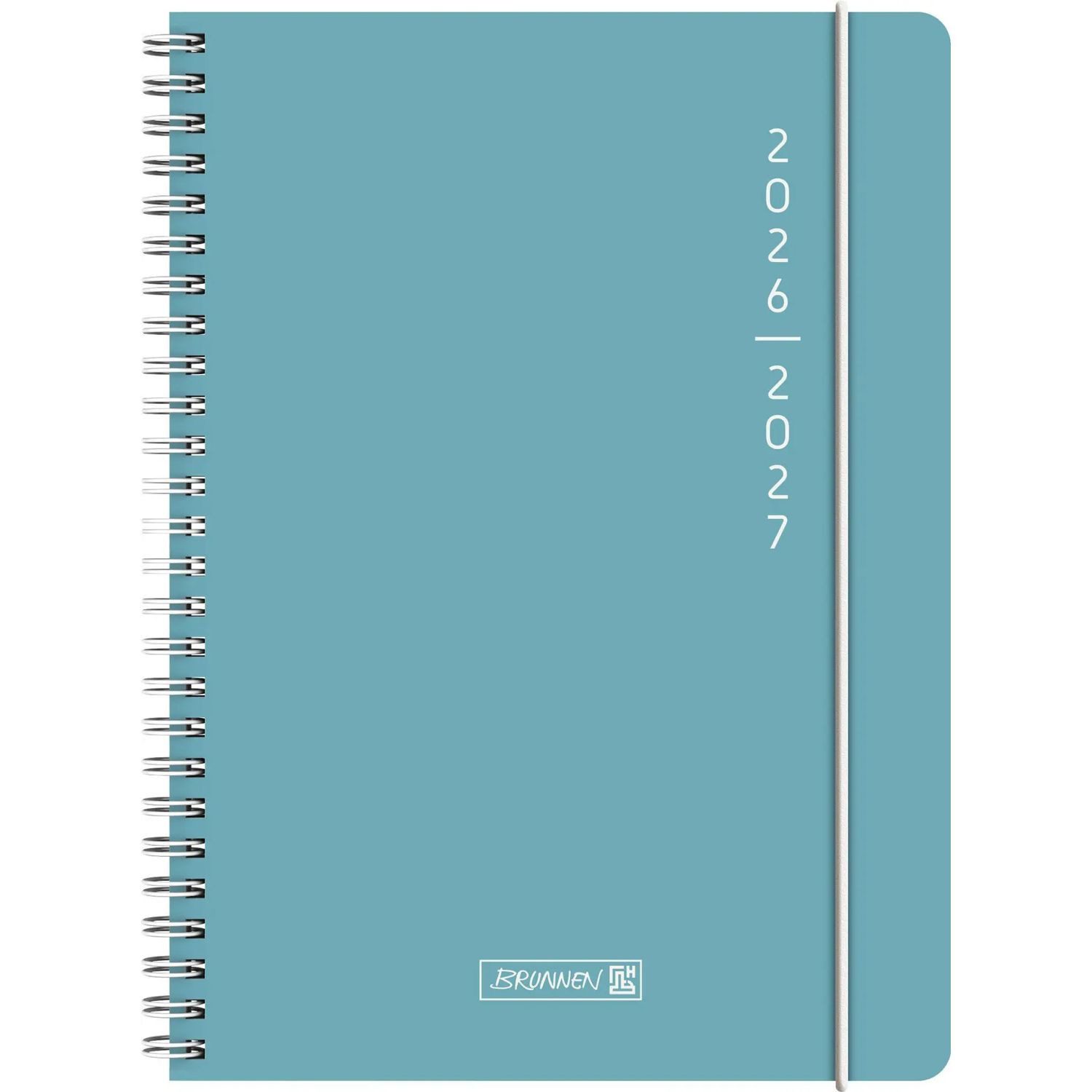 Schülerkalender Schülerkalender 2026/2027 "Plain Blue", A5, Kunststoff