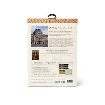 DMC Kreativset DMC Kreuzstich Set "Louvre Mona Lisa", Zählmuster, 38x49cm, (embroidery kit by Marussia)