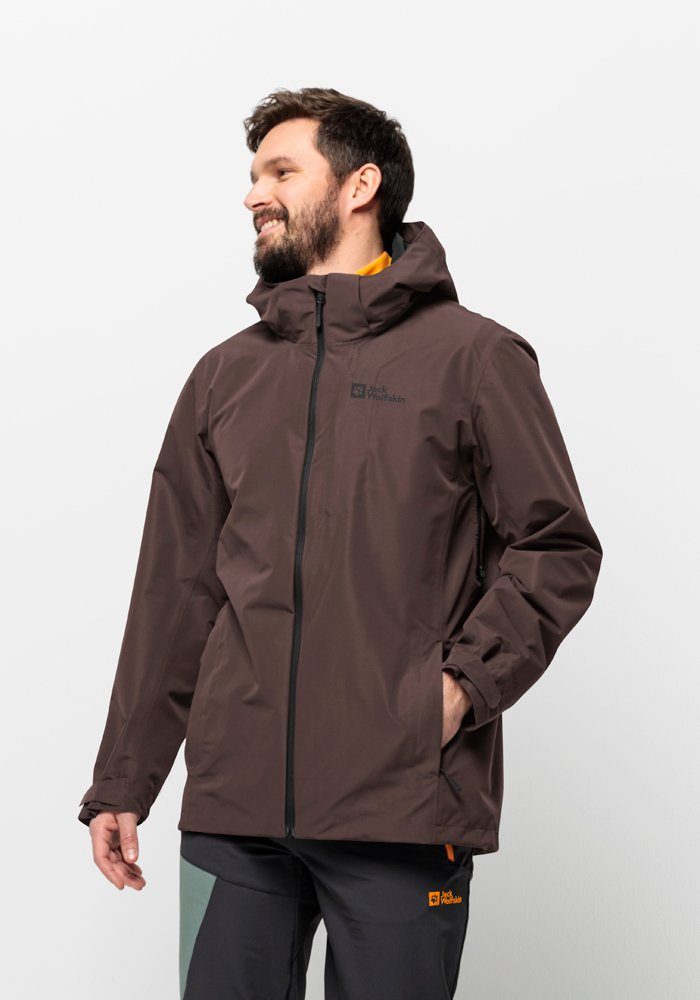 Jack Wolfskin Regenjacke Fernblick 2-Lagen (Wetterschutzjacke, günstig online kaufen