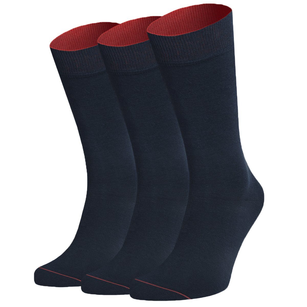 von Jungfeld Kurzsocken 3er Pack Herren Socken, Geschenkbox