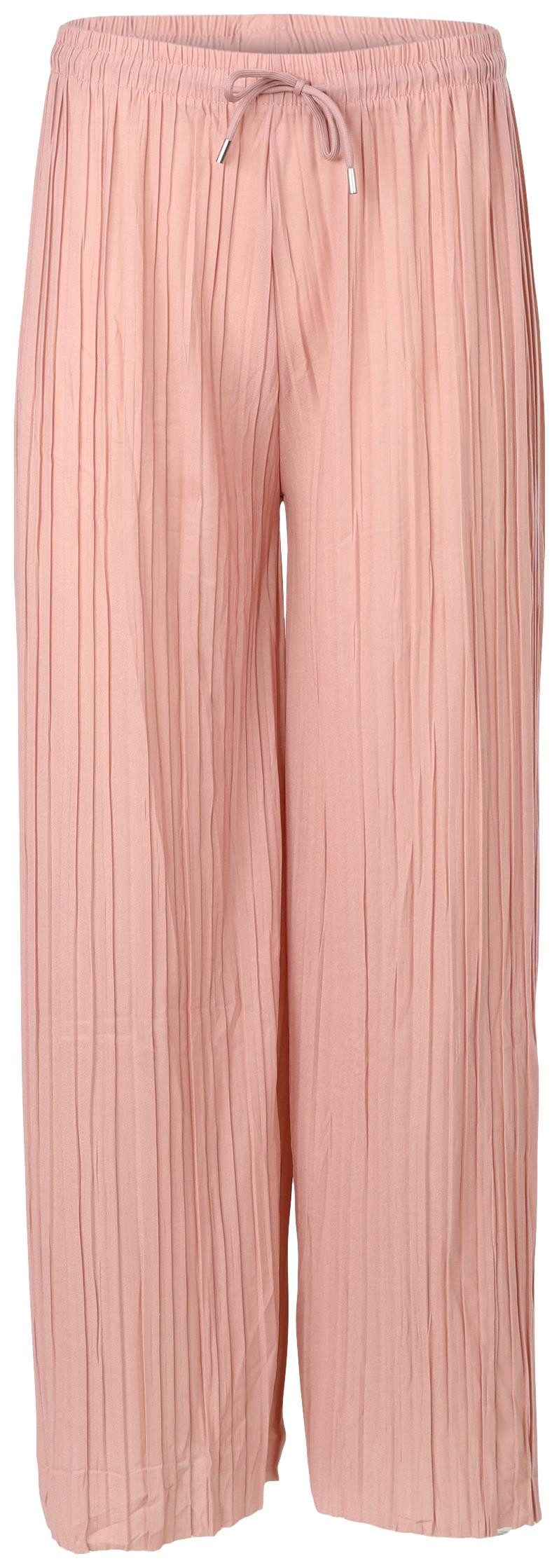 malito more than fashion Palazzohose Damen Plissee-Hose 883 Plissee Schlupfhose mit elastischem Bund 883