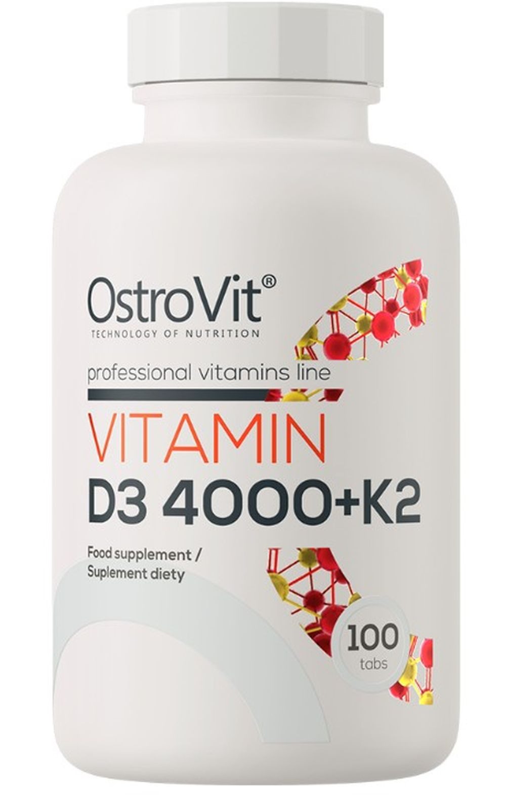 OstroVit Ostrovit Vitamin D3 4000+ K2 - 100 Tabletten Tabletten