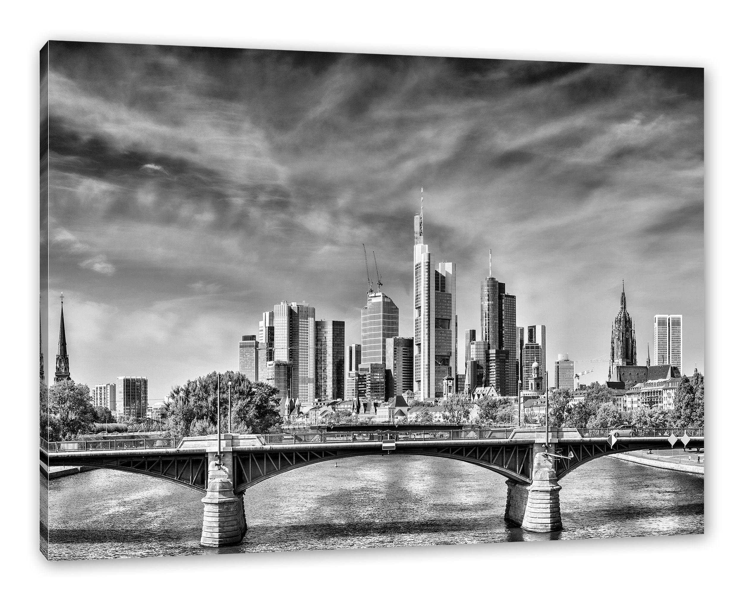 Leinwandbild Skyline von Frankfurt am Main