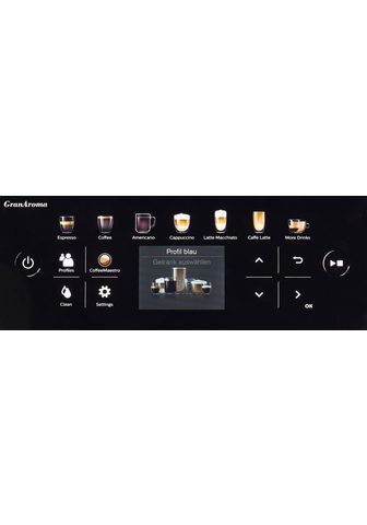 Saeco Kavos virimo aparatas GranAroma SM6580/50 14 Kaffeespezialitäten 4 Benutzerprofilen ir TFT Display