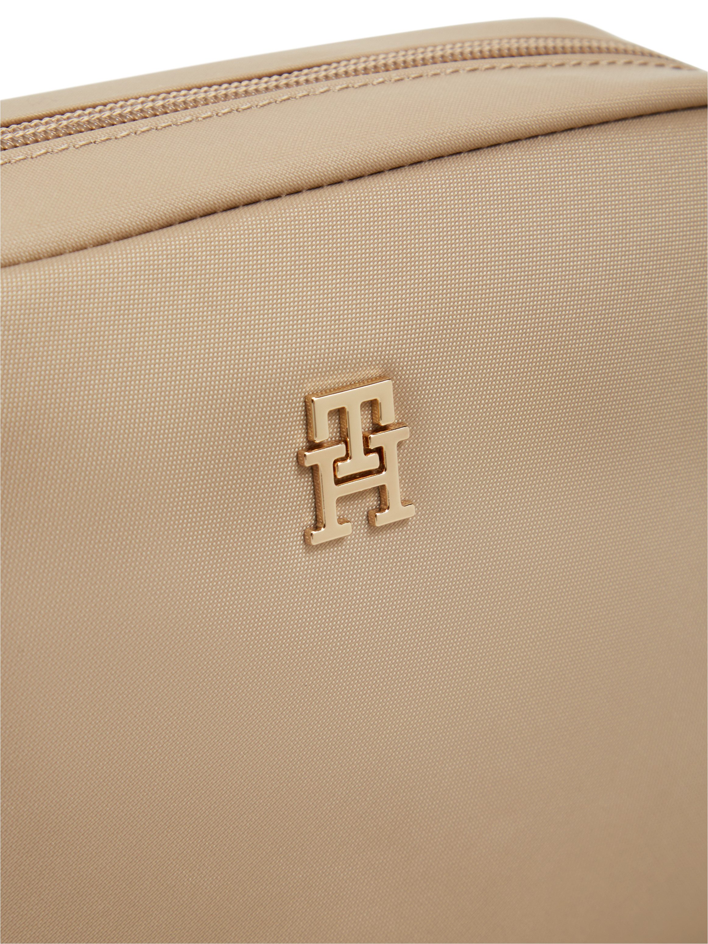 Tommy Hilfiger Mini Bag POPETTE CAMERA BAG, Damen Umhängetasche, Schultertasche mit TH-Schmuckelement