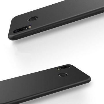 CoolGadget Handyhülle Black Series Handy Hülle für Huawei P20 Lite 5,8 Zoll, Edle Silikon Schlicht Robust Schutzhülle für Huawei P20 Lite Hülle