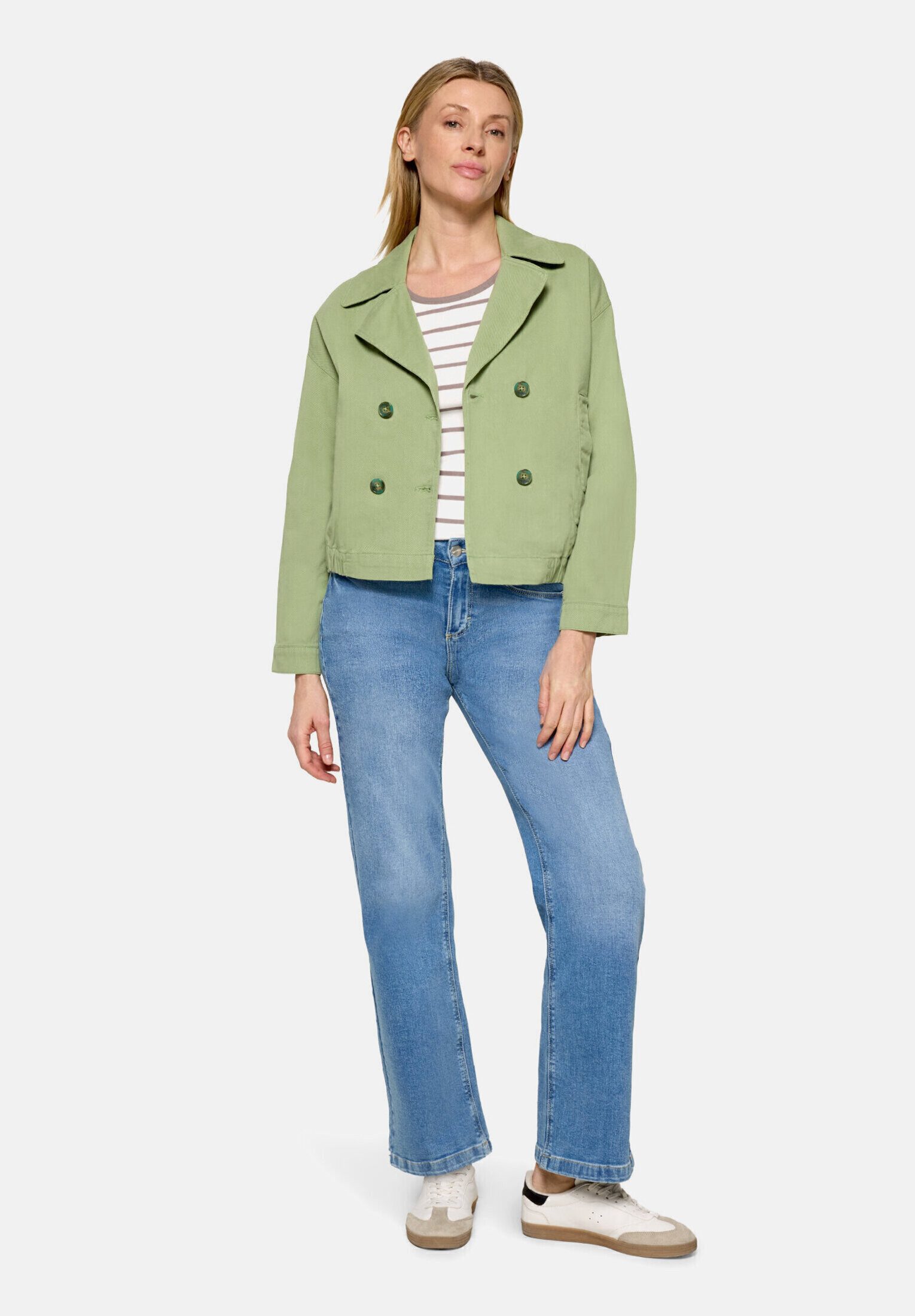 Cartoon Jackenblazer Damen mit Reverskragen
