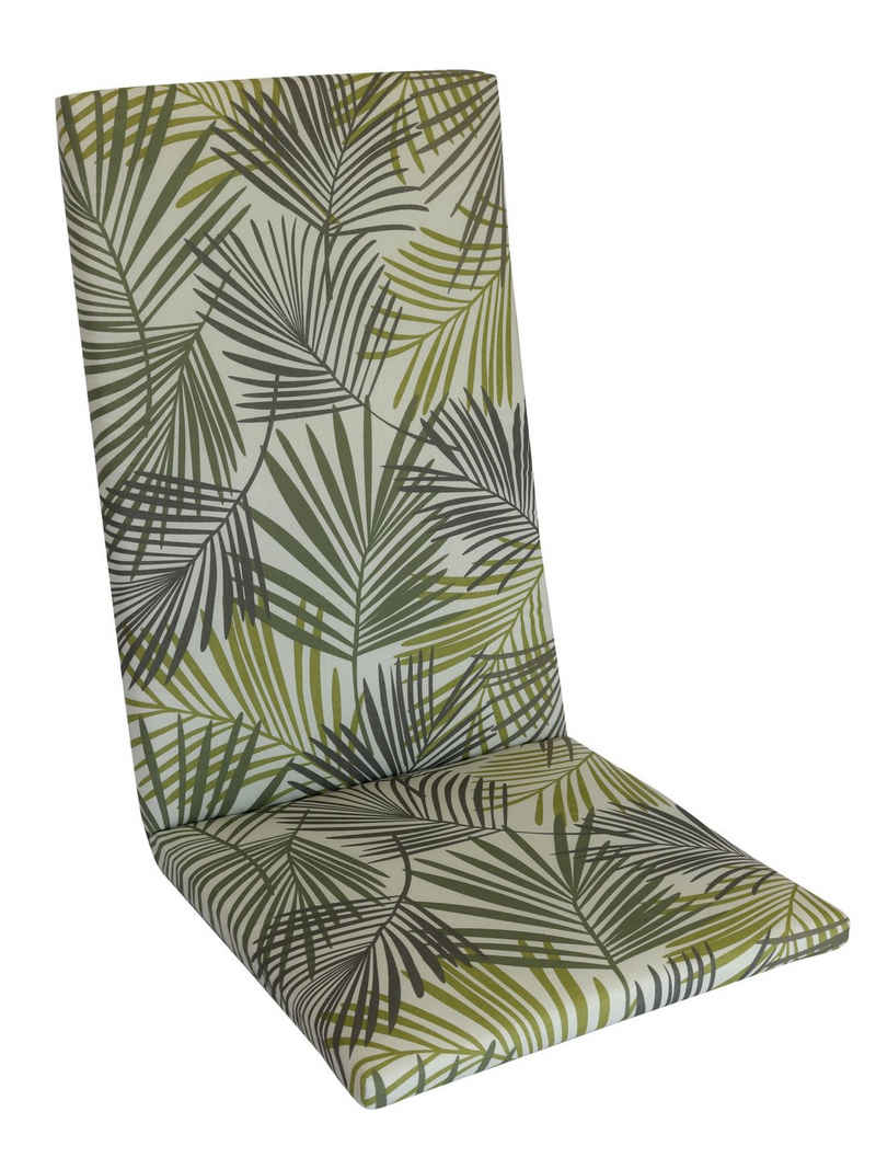 KETTtex EXKLUSIV Polsterauflage »KTH 2 - Palm oliv - Polsterauflagen für Gartenstühle«, mit Reißverschluss