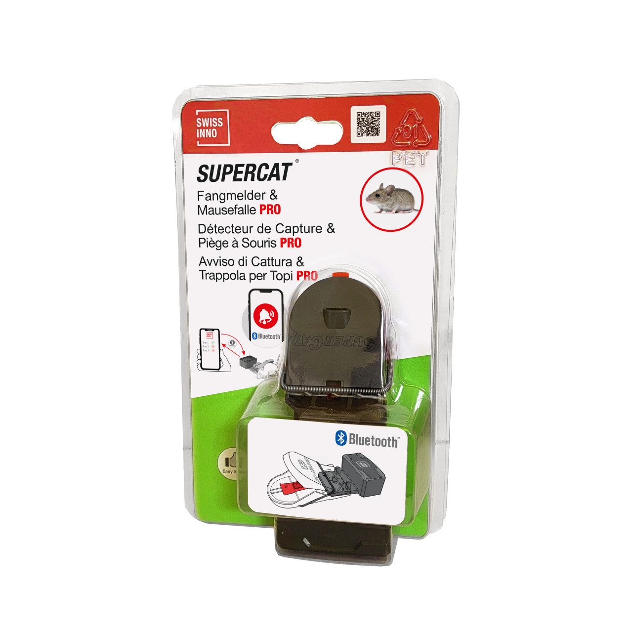 Swissinno Schlagfalle Swissinno Fangmelder Connect & Mausefalle PRO