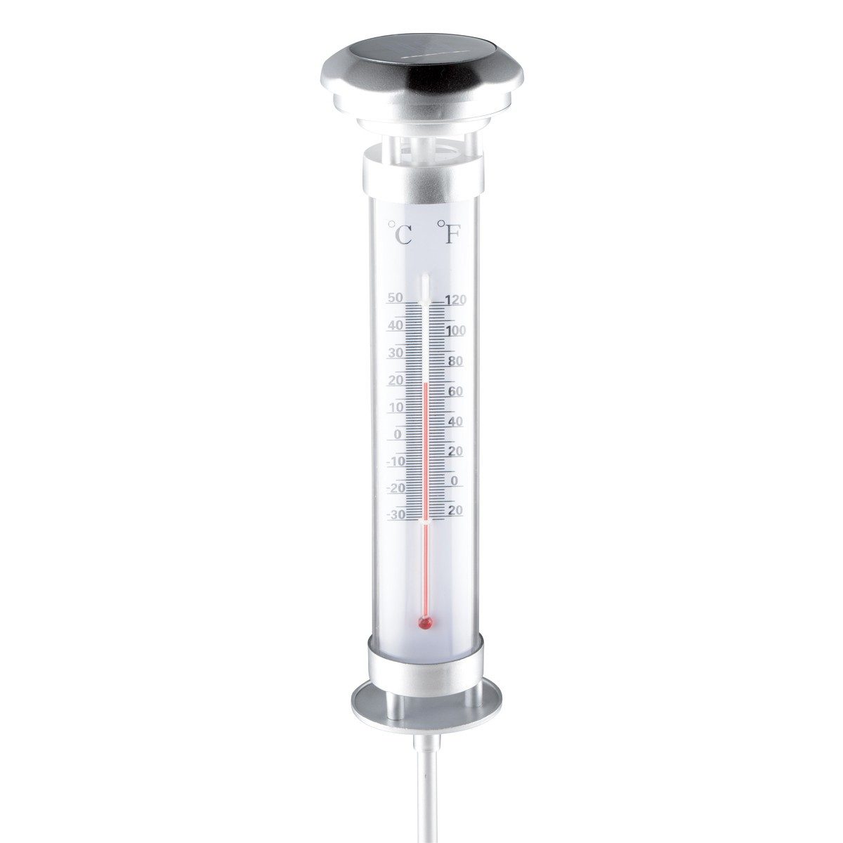 Grundig Außentemperaturanzeige Grundig Solarleuchte Thermometer