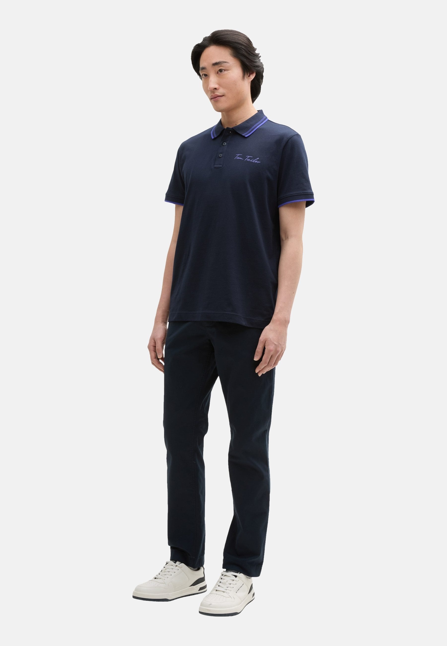 TOM TAILOR Poloshirt Poloshirt Kurzarmshirt (1-tlg., 1) – Bild 2 von 4