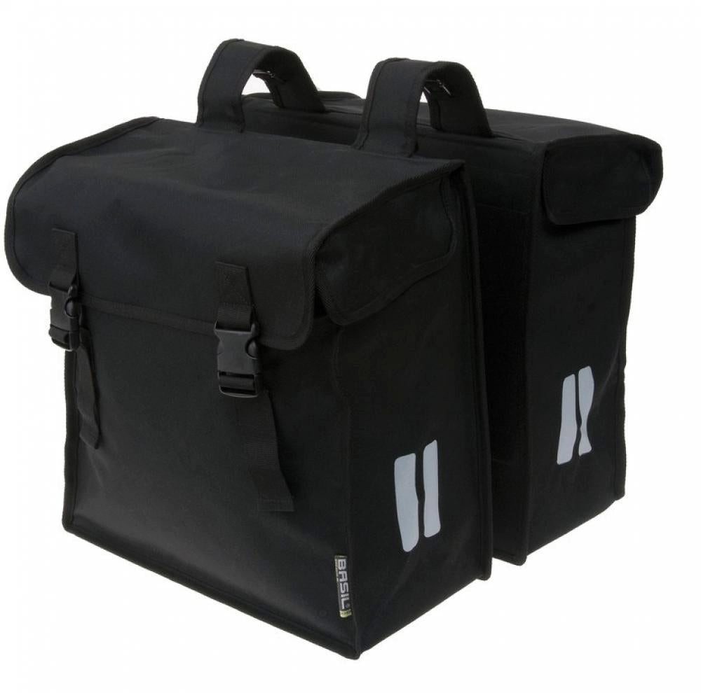 Fahrradtasche Basil Doppelpacktasche Mara XXL schwarz 18x35x36cm 47l Fahrrad