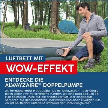 Bestway Luftbett AlwayzAire 2 Personen mit Akku Doppelpumpe 203 x 152 x 36 cm