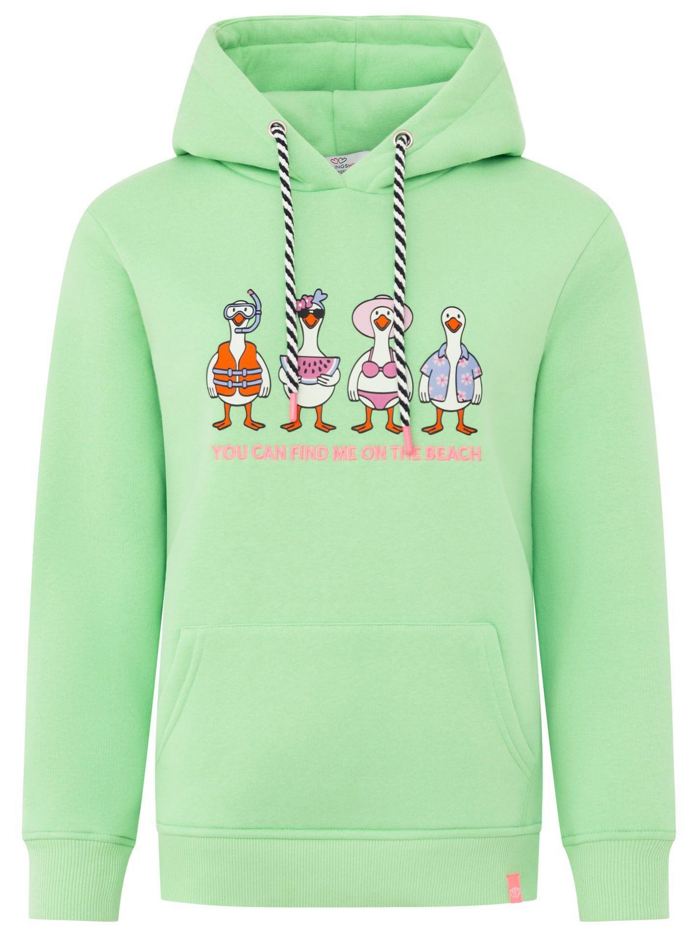 Zwillingsherz Kapuzensweatshirt