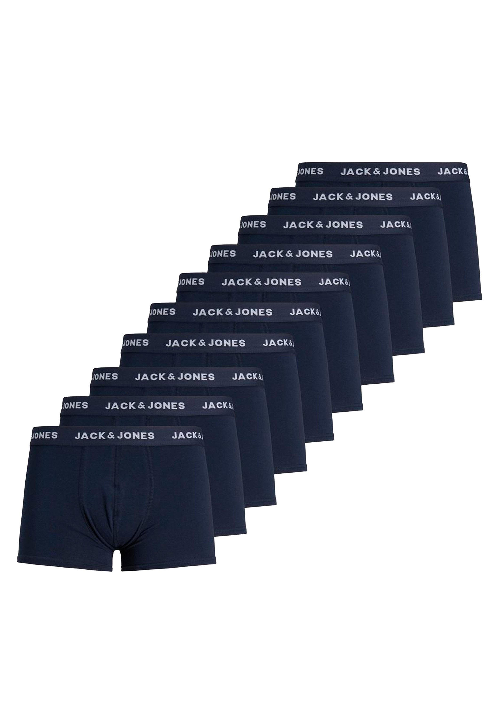 Jack & Jones Retro Boxer 10er Pack Jacsolid (Spar-Set) Retro Short / Pant - günstig online kaufen